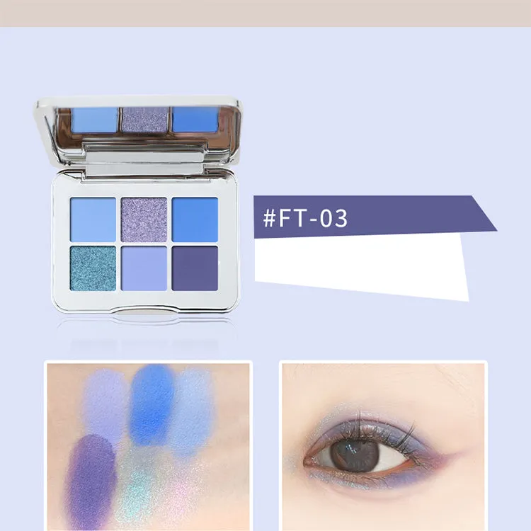 SHEDELLA Future-Tech Six-color Eyeshadow Palette