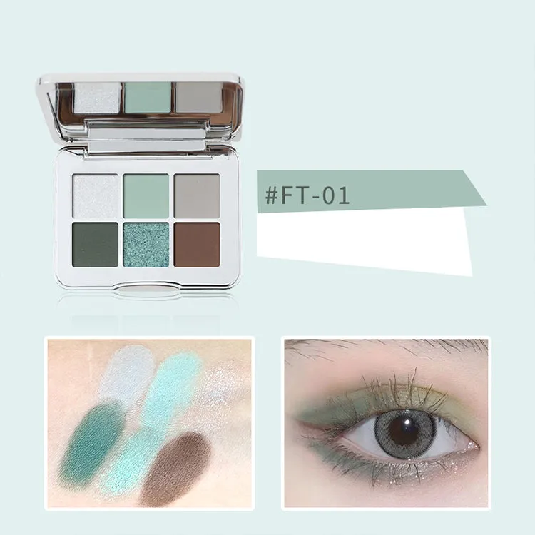 SHEDELLA Future-Tech Six-color Eyeshadow Palette