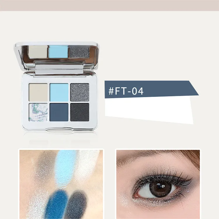 SHEDELLA Future-Tech Six-color Eyeshadow Palette