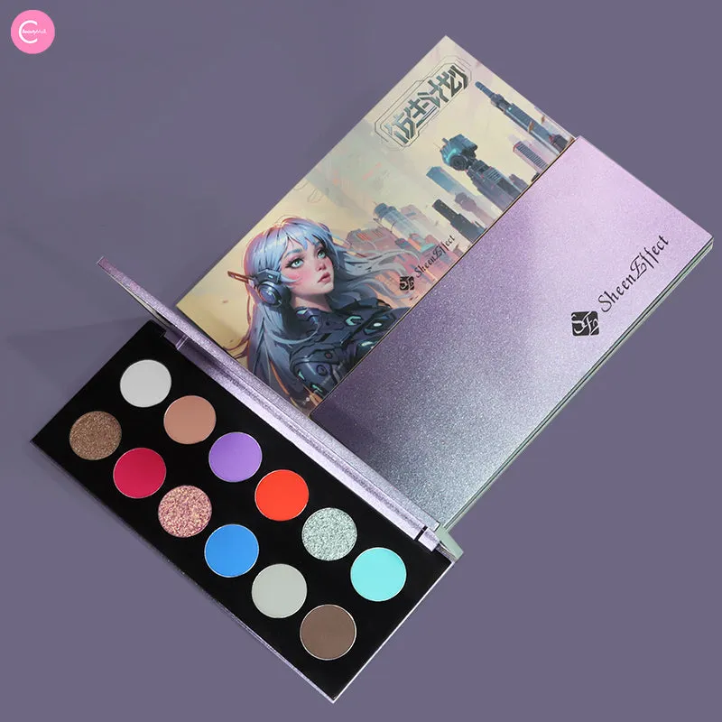 SheenEffect Chameleon Collection 12-Color Eyeshadow Palette
