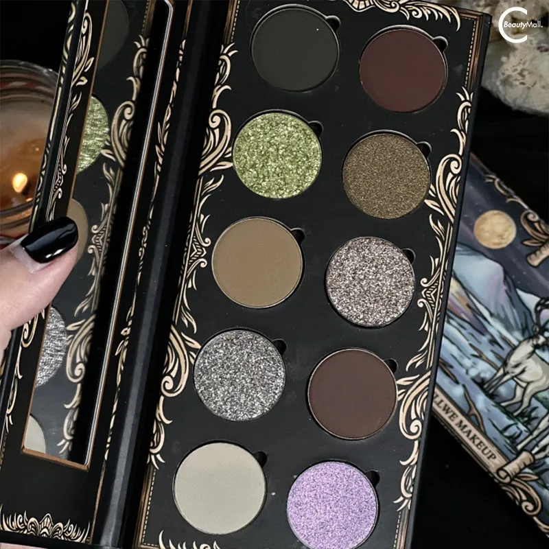 Shellwe Makeup Elaina Ten-Color Chameleon Shimmer Matte Eyeshadow Palette