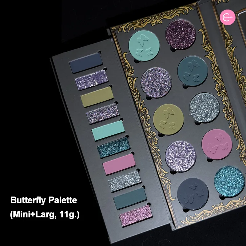 Shellwe Makeup FARASHA Chameleon Glow Butterfly Eyeshadow Palette