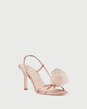 Steph Blush Organza Rose Sandal