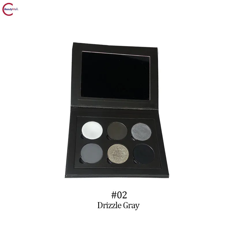 SUET NEI "Red & Black Gothic" 6-Color Eyeshadow Palette