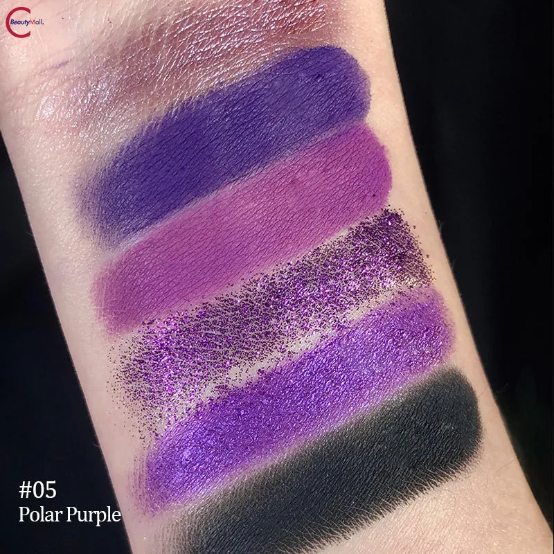 SUET NEI "Red & Black Gothic" 6-Color Eyeshadow Palette
