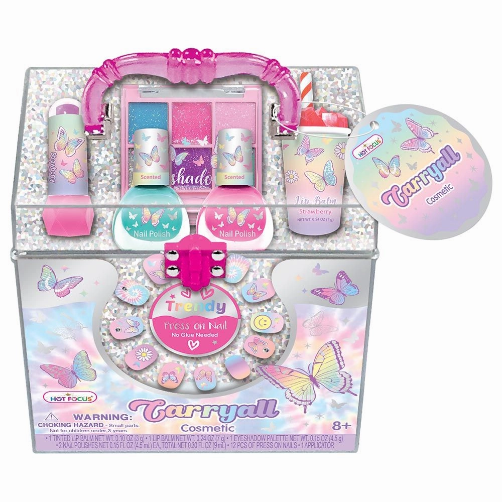 Tie Dye Butterfly Carry All Cosmetic