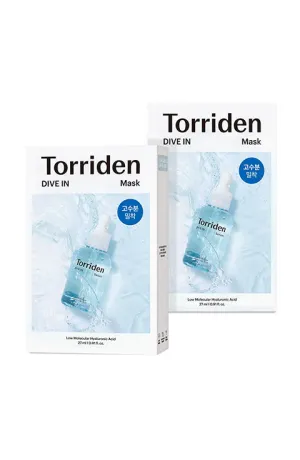 [Torriden] DIVE-IN Hyaluronic Acid Facial Sheet Masks