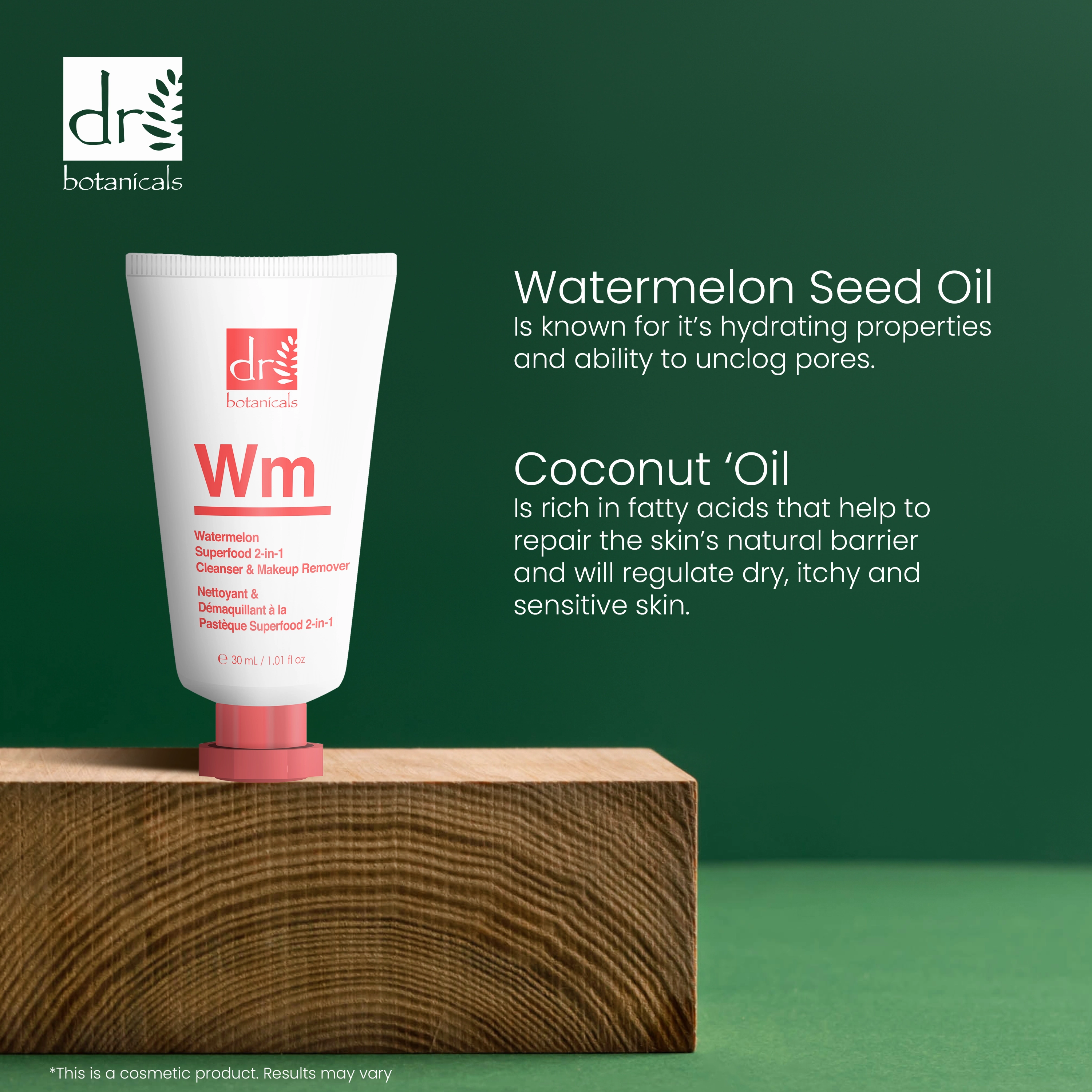 Watermelon 2-In-1 Cleanser & Makeup Remover 30ml